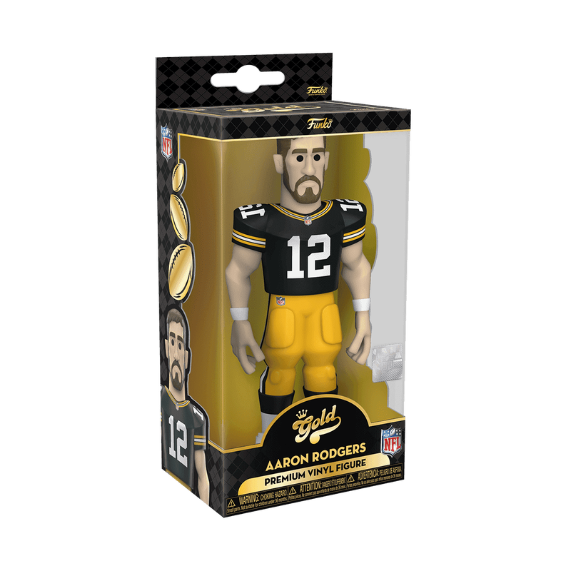 Vinyl GOLD 5" Aaron Rodgers - Packers, , hi-res view 2