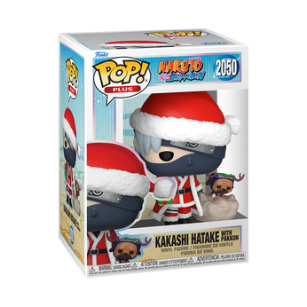 Pop! Plus Kakashi Hatake with Pakkun (Holiday Outfit), Image 2
