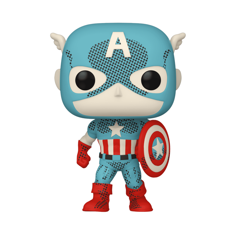 Pop! Captain America (Retro Reimagined), , hi-res view 1