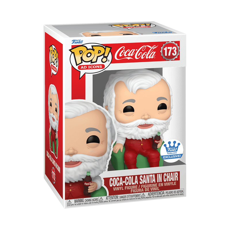 Pop! Coca-Cola Santa in Chair, , hi-res view 3