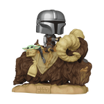 Pop! Deluxe Mando on Bantha With Child In Bag, , hi-res view 1