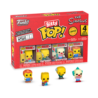 Bitty Pop! The Simpsons 4-Pack Series 1, Image 1