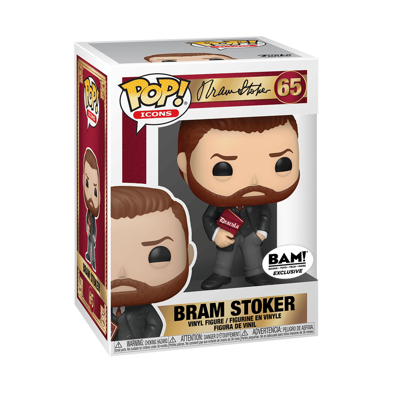POP Icons: Bram Stoker w/Book, , hi-res view 1
