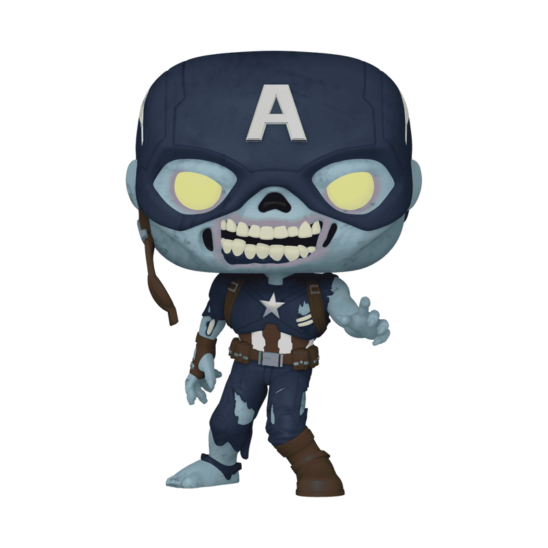 Pop! Zombie Captain America, , hi-res view 1