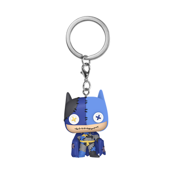 Pop! Keychain Patchwork Batman, Image 1