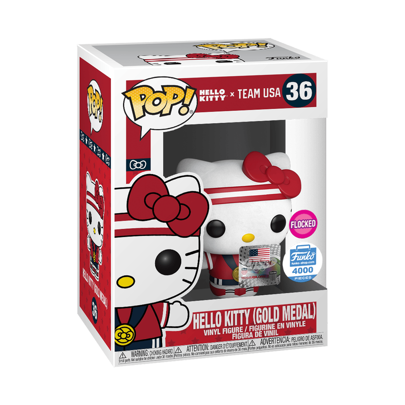 Pop! Hello Kitty Gold Medal (Flocked), , hi-res view 2