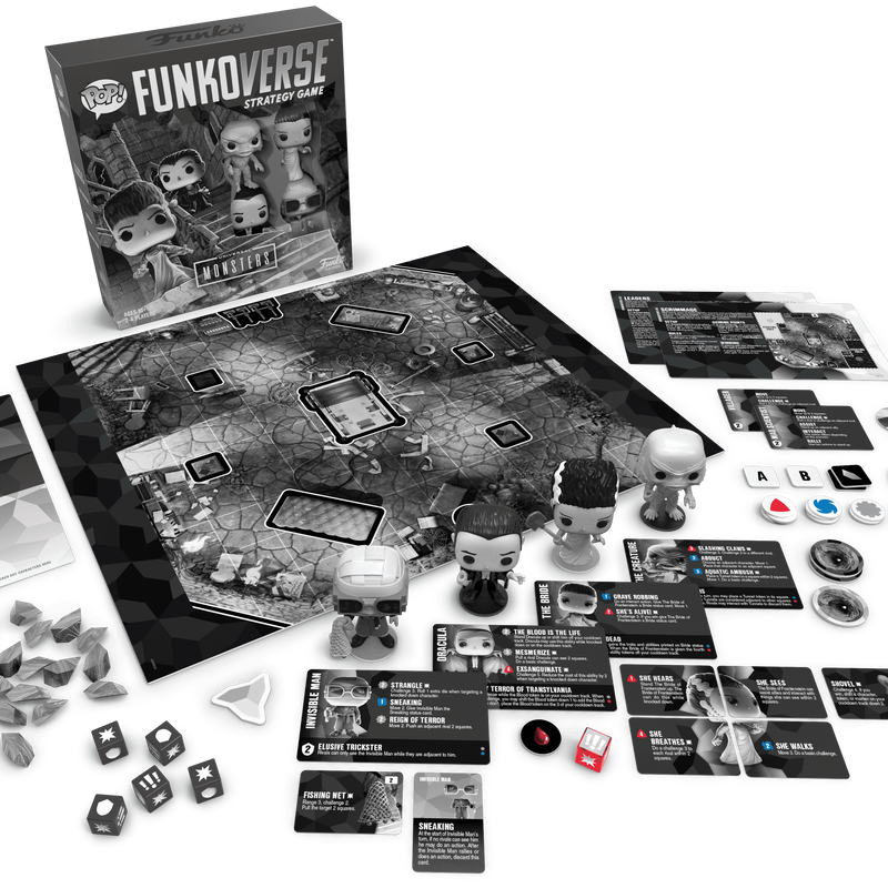 Funkoverse: Universal Monsters 100 4-Pack Board Game, , hi-res view 3