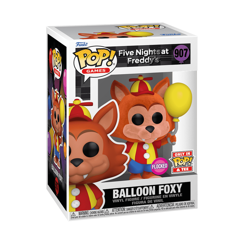 Pop! & Tee Balloon Foxy (Flocked), , hi-res view 4