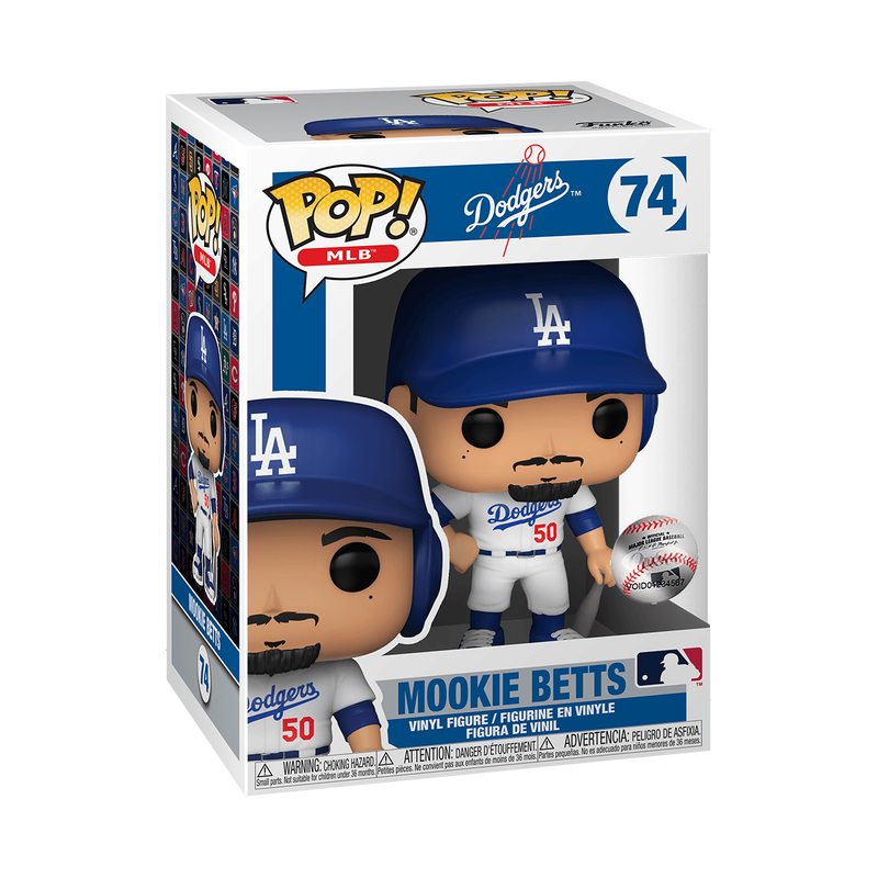 Funko Pop Mookie Betts #74 Home Jersey Los Angeles Dodgers MLB Basebal –  Simply Pop