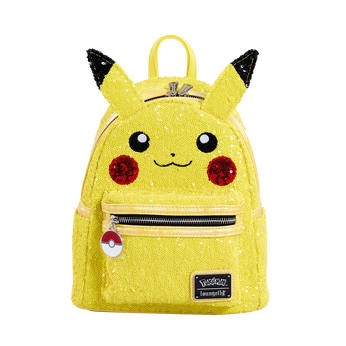 Pok&eacute;mon Sequin Pikachu Cosplay Mini Backpack, Image 1