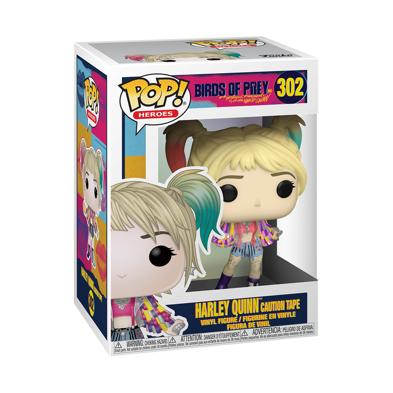 POP Heroes: Birds of Prey- Harley Quinn (Caution Tape), , hi-res view 1