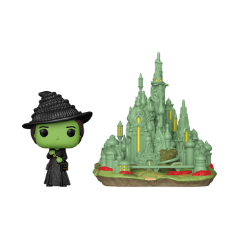 Pop! Town Elphaba with the Emerald City, Image 1