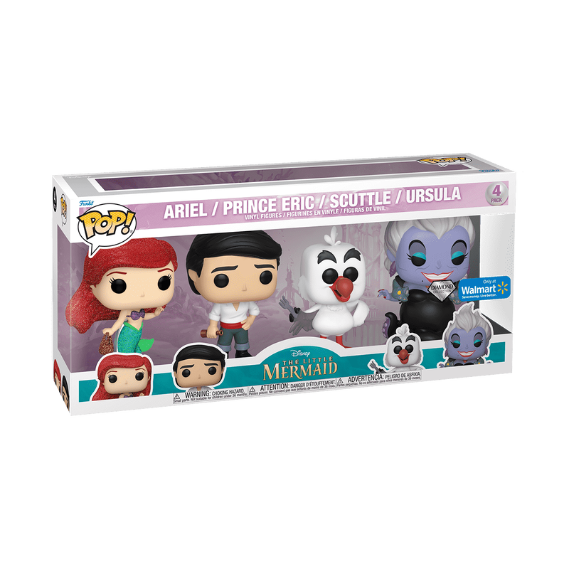Pop! The Little Mermaid (Diamond) 4-Pack, , hi-res view 2