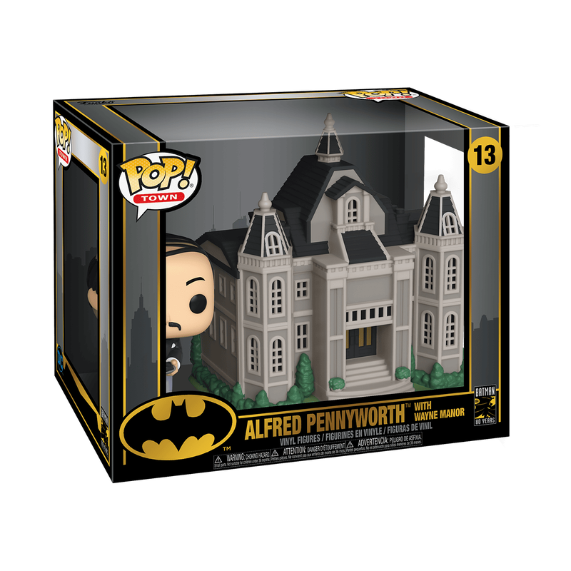 Pop! Town Alfred Pennyworth with Wayne Manor, , hi-res view 2
