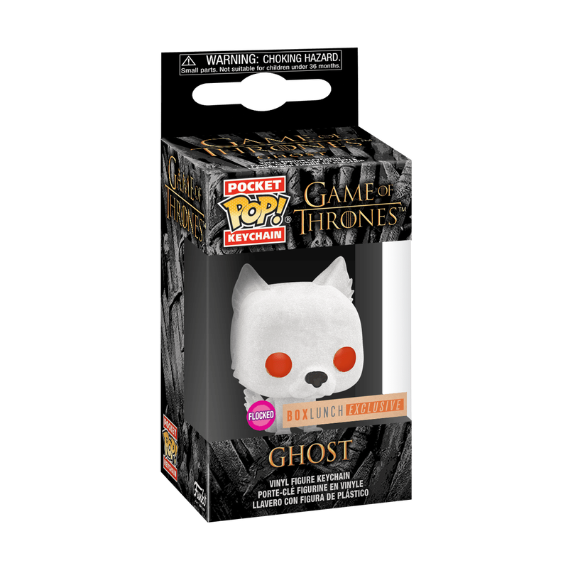 POP Keychain: GoT - Ghost (FL), , hi-res view 1