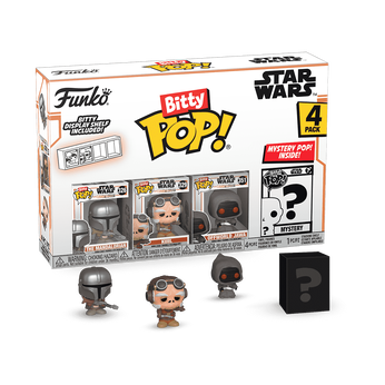 Bitty Pop! Star Wars The Mandalorian 4-Pack Series 2, Image 1