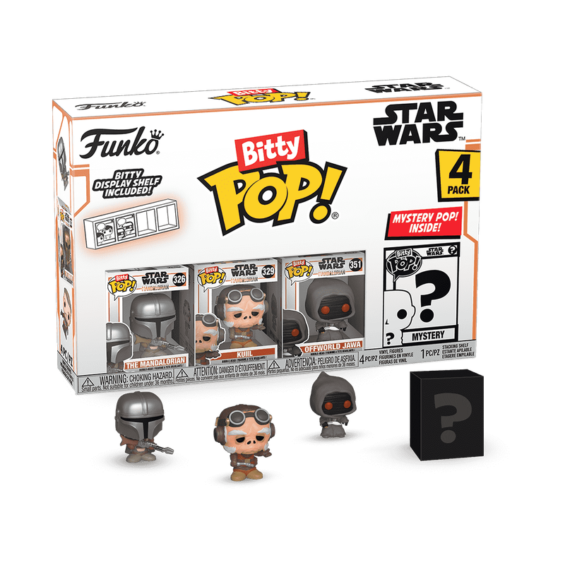 Bitty Pop! Star Wars The Mandalorian 4-Pack Series 2, , hi-res view 1