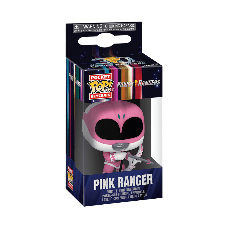 Pop! Keychain Pink Ranger (30th Anniversary), , hi-res view 2