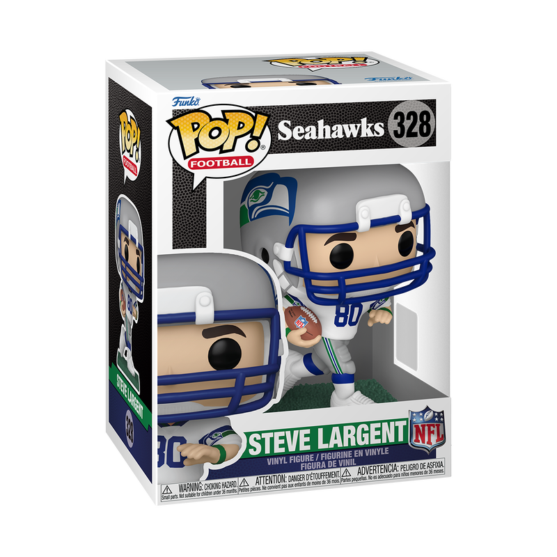 Pop! Steve Largent (White & Grey Uniform), , hi-res view 2
