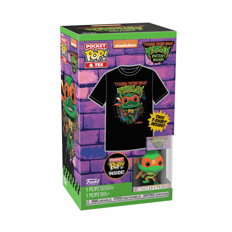 Pocket Pop! & Kids Tee Michelangelo (Mutant Mayhem), , hi-res view 2