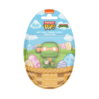 Pocket Pop! Michelangelo with Easter Basket, Image 1