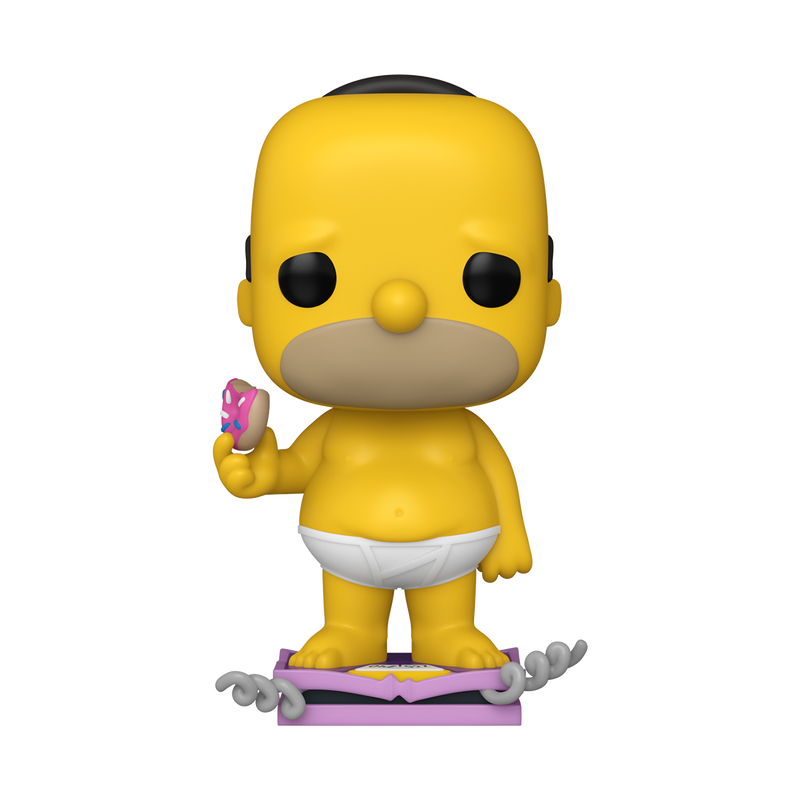 Pop! Plus Homer on Scale with Pop! Protector, , hi-res view 1