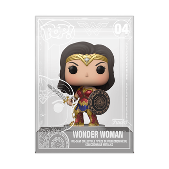 Pop! Die-Cast Wonder Woman with Sword & Shield, Image 1