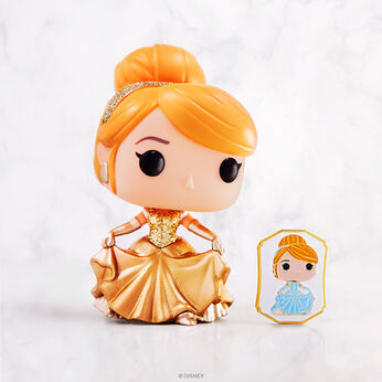 Pop! Cinderella (Gold) with Pin, Image 2
