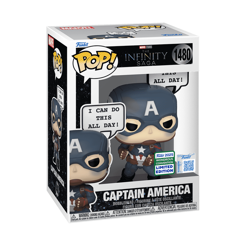Pop! Captain America (I Can Do This All Day) with Pop! Protector, , hi-res view 2