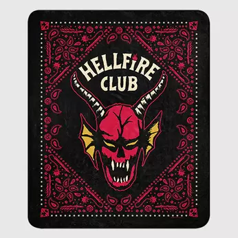 Stranger Things Hellfire Club Sherpa Blanket, Image 2