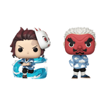 Pop! Tanjiro Kamado & Sakonji Urokodaki 2-Pack, , hi-res view 1
