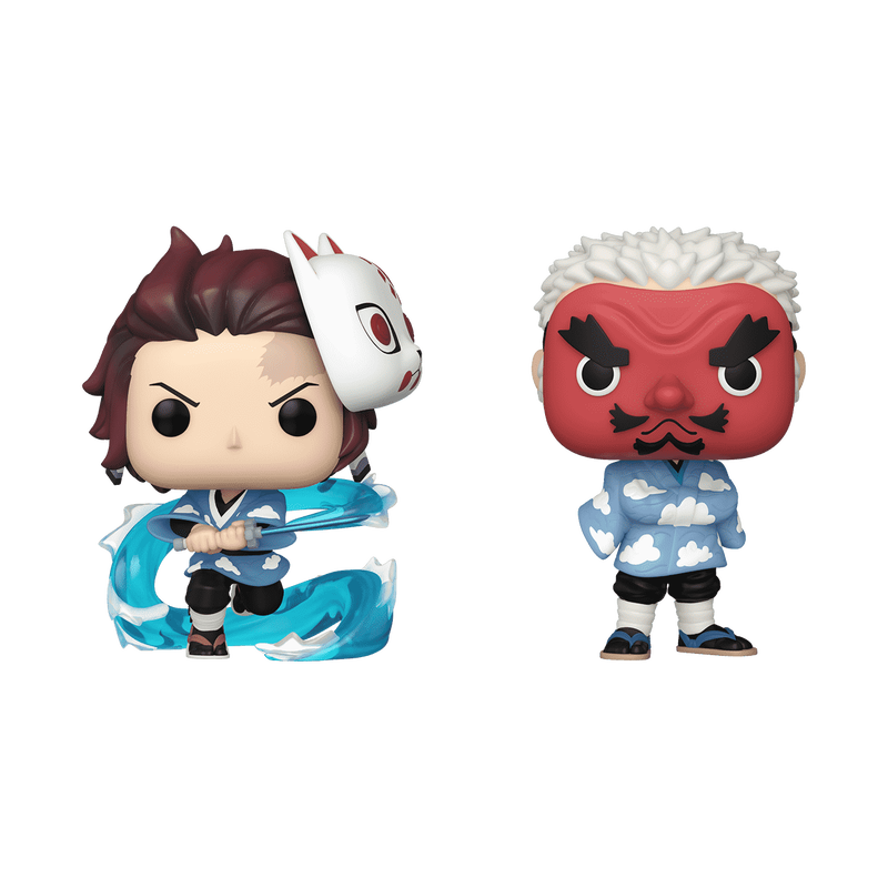 Pop! Tanjiro Kamado & Sakonji Urokodaki 2-Pack, , hi-res view 1