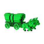 Pop! Rides Super Deluxe the Oregon Trail Oxen and Wagon (Green & Black), , hi-res view 1