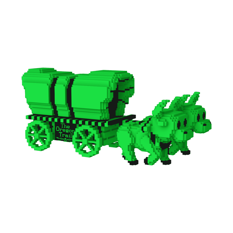 Pop! Rides Super Deluxe the Oregon Trail Oxen and Wagon (Green & Black), , hi-res view 1