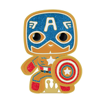 Pop! Pin Gingerbread Captain America, , hi-res view 2