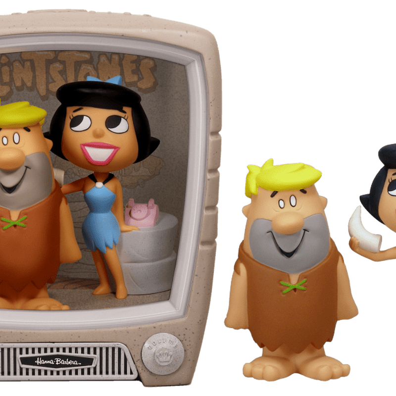 Barney & Betty Rubble Funko Vision Wacky Wobblers, , hi-res view 2