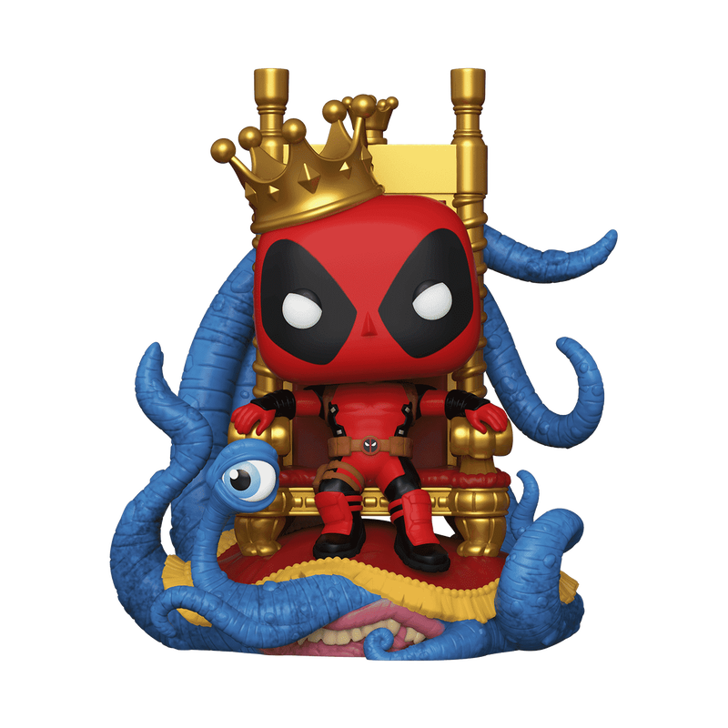 POP Deluxe: King Deadpool on Throne(MT), , hi-res view 2