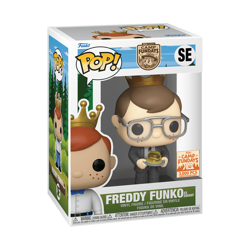 Pop! Freddy Funko as Dwight with Stapler in Jello, , hi-res view 2