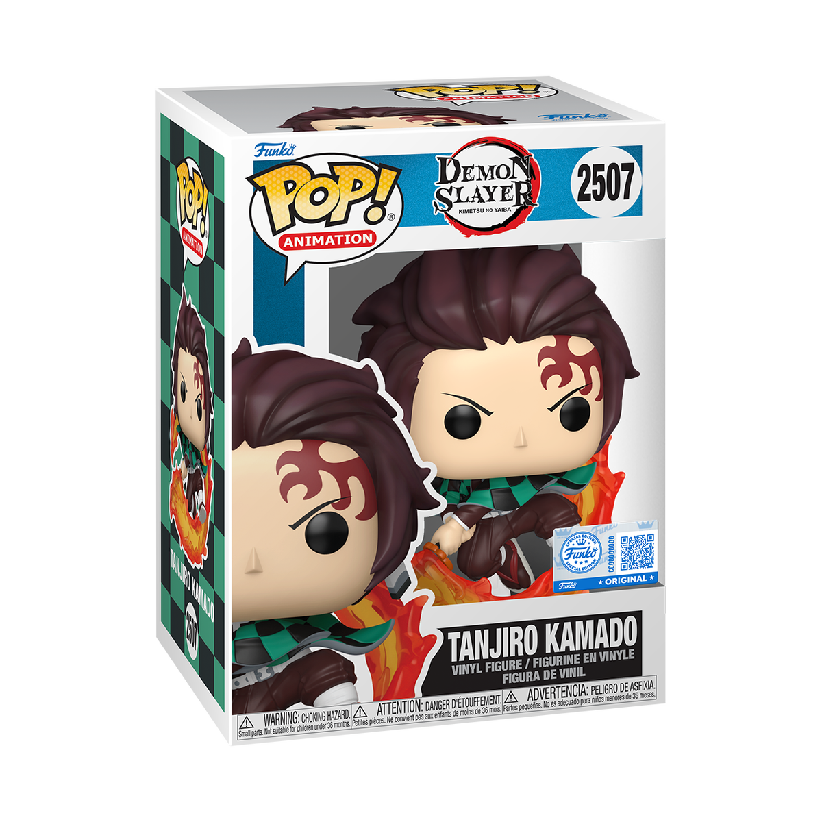 Фигурка Funko Pop! Tanjiro Kamado с пылающим мечом — фото 2