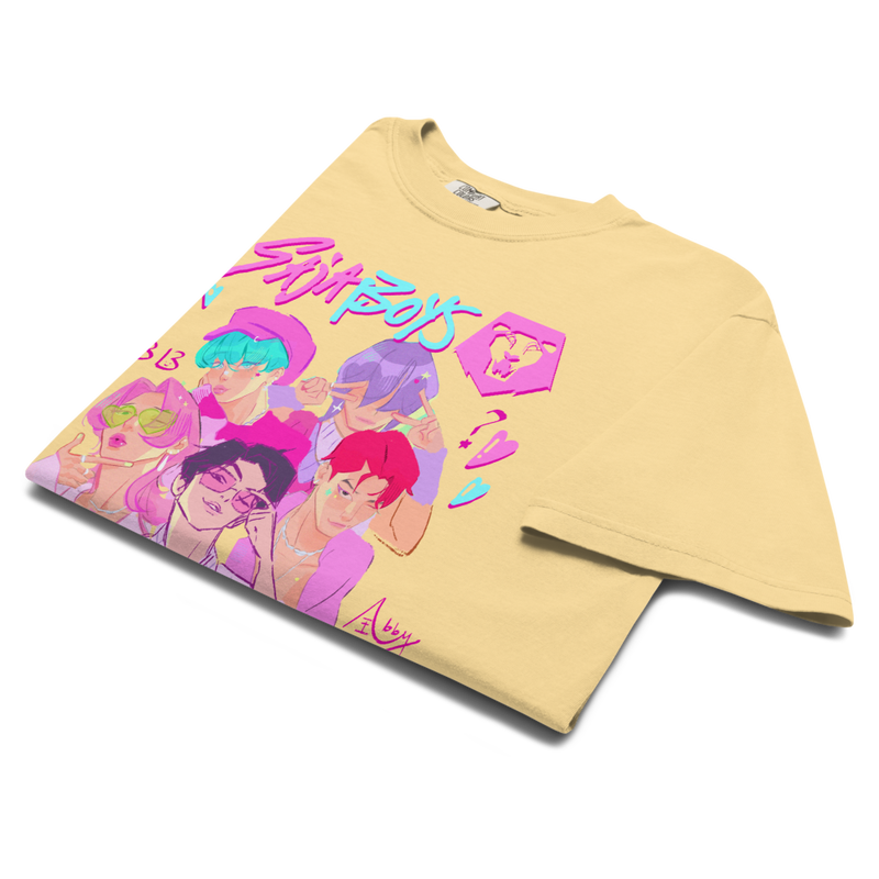 KPop Demon Hunters Saja Boys Lineup Tee, , hi-res view 4