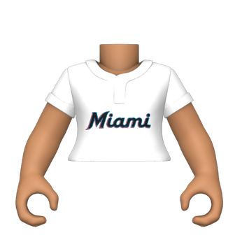 PY: Torso- FM SK3 Jersey WH- Marlins, Image 1