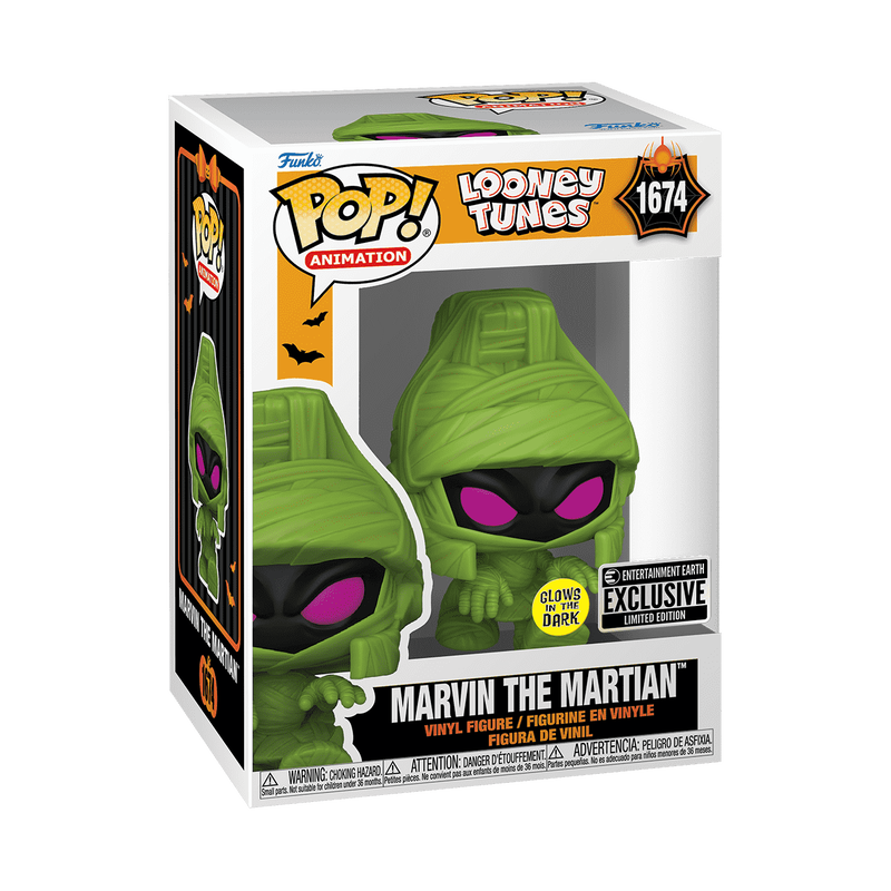 Pop! Marvin the Martian in Mummy Costume (Glow), , hi-res view 2