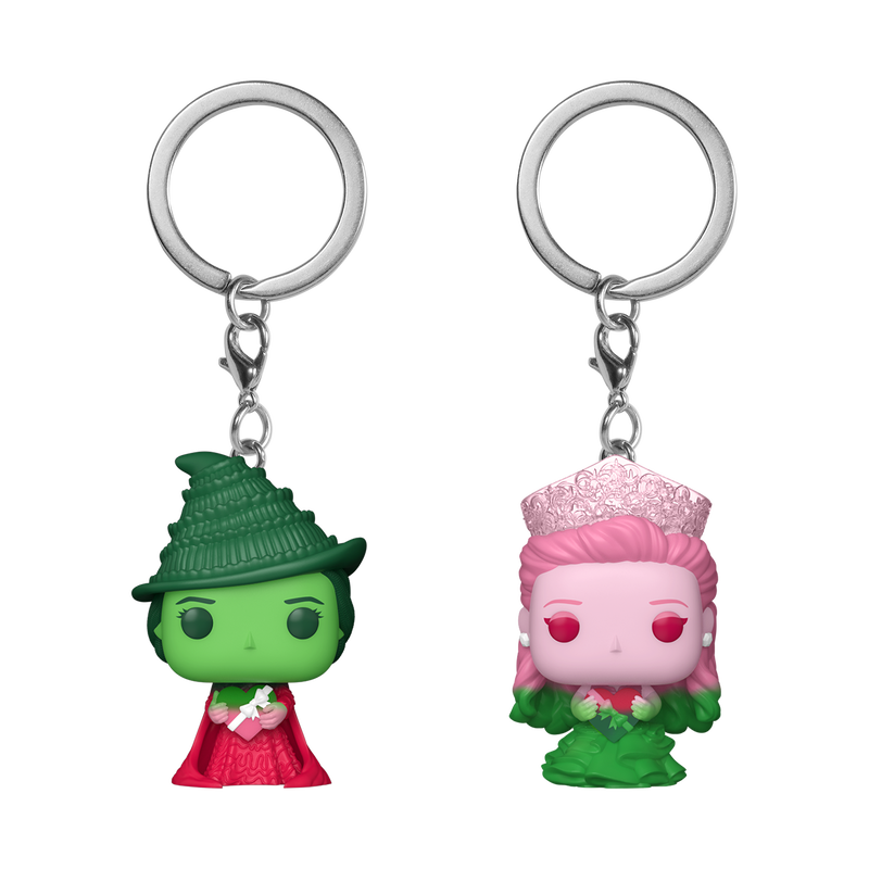 Pop! Keychain Elphaba Thropp & Glinda Upland (Ombre) 2-Pack, , hi-res view 1