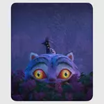 KPop Demon Hunters Derpy Tiger and Sussie Magpie Sherpa Blanket, , hi-res view 2