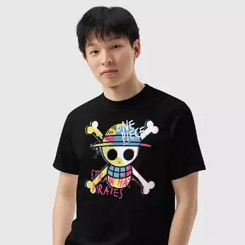 One Piece Straw Hat Pirates Comfort Colors Tee, , hi-res view 1