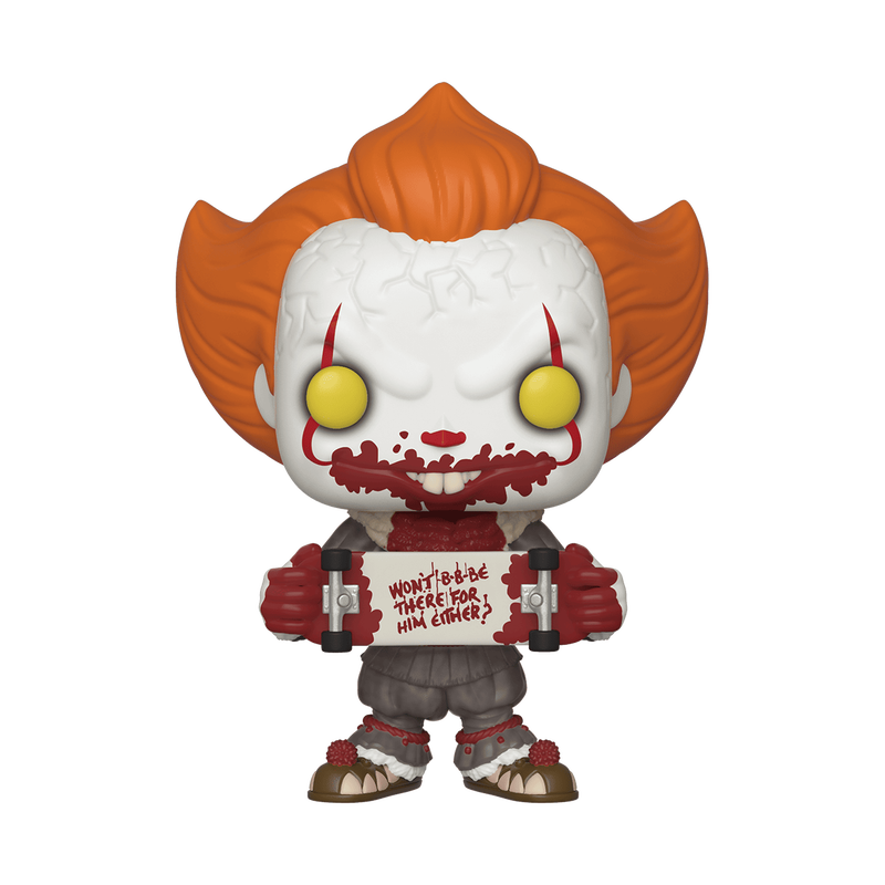 POP Movies: IT: Chapter 2- Pennywise w/Skateboard, , hi-res view 1