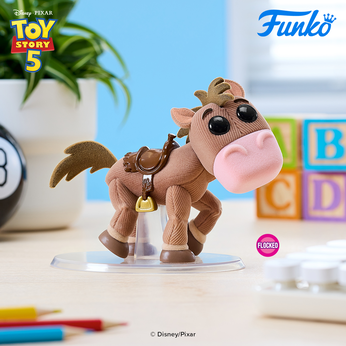 Pop! Premium Bullseye (Toy Story 5) (Flocked) FWlifestyle1 view 2