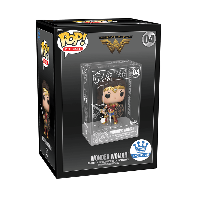 Pop! Die-Cast Wonder Woman with Sword & Shield, , hi-res image number 3