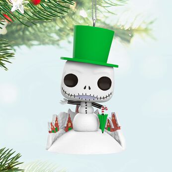 Jack Skellington Snowman Ornament, Image 2
