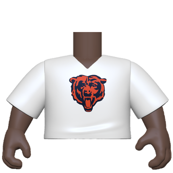 PY: Torso- ML SK4- VNeck(WH) Bears, Image 1